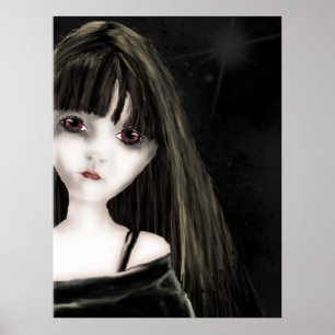 Creepy Girl Poster