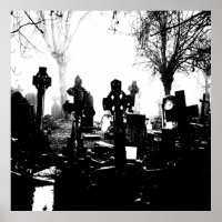 Creepy Gothic Graveyard