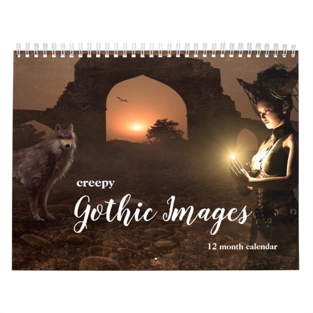Creepy Gothic Images 2026 Kalender (Titelbild)