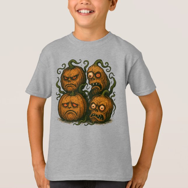 Creepy Gourd Squad T-Shirt (Vorderseite)