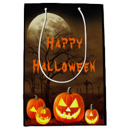 Creepy Graveyard Halloween-Party Mittlere Geschenktüte