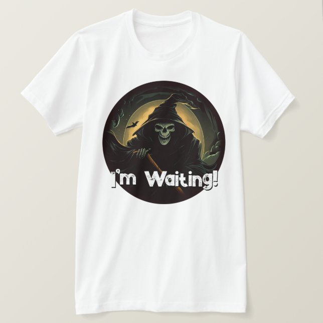 Creepy Grim Sensenmann T-Shirt (Design vorne)