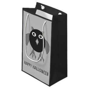 Creepy Halloween Owl Custom Gift Bag Kleine Geschenktüte