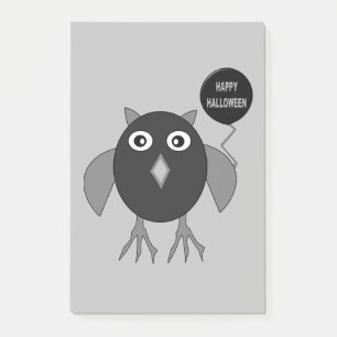 Creepy Halloween-Party Owl Post es notiert Pad Post-it Klebezettel