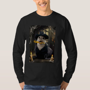 Creepy Halloween Siegel Spooky Beängstigend Ocean  T-Shirt