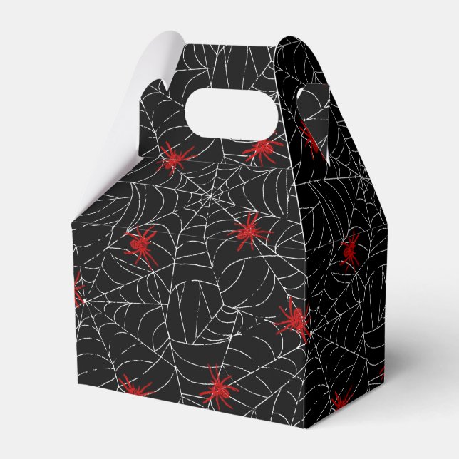 Creepy Halloween Spider Web Geschenkschachtel (Vorderseite)