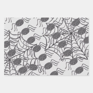 Creepy Halloween Thema Bats Pumpkins Geister Geschenkpapier Set