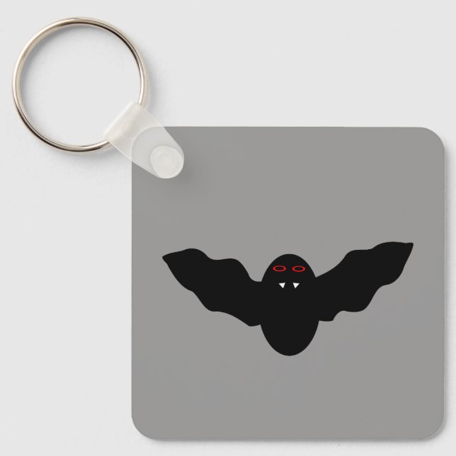 Creepy Halloween Vampire Bat Custom Schlüsselanhänger (Vorderseite)