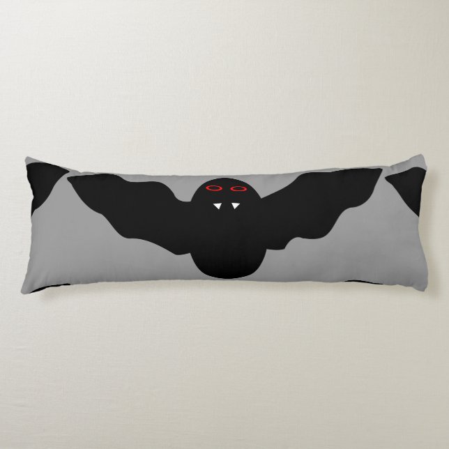 Creepy Halloween Vampire Bat Kissen (Vorderseite)