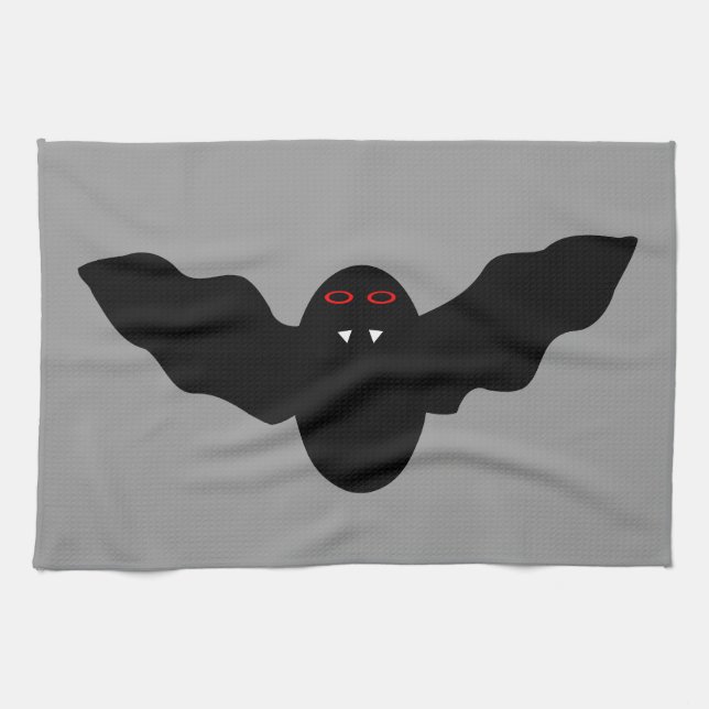 Creepy Halloween Vampire Bat Küchentücher (Horizontal)