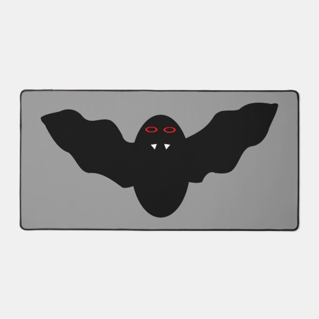 Creepy Halloween Vampire Bat Schreibtischunterlage (Vorderseite)