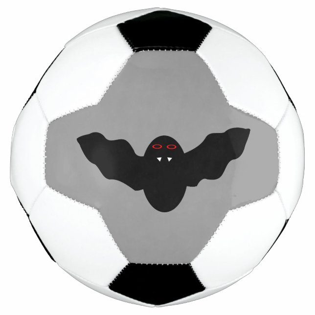 Creepy Halloween Vampire Bat Soccer Ball (Vorderseite)