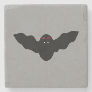Creepy Halloween Vampire Bat Stone Untersetzer