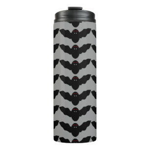 Creepy Halloween Vampire Bat Thermal Tumbler Thermosbecher