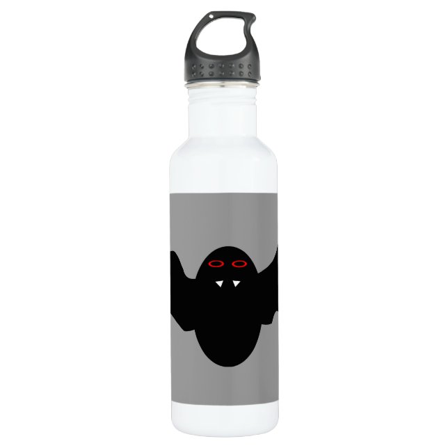 Creepy Halloween Vampire Bat Trinkflasche (Vorderseite)