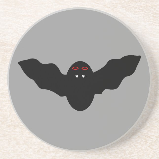 Creepy Halloween Vampire Bat Untersetzer (Vorne)