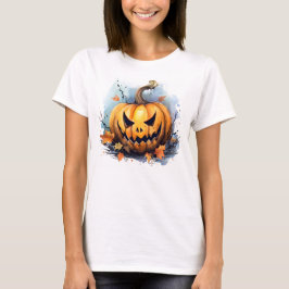 Creepy Herbst Jack-o-Laterne T-Shirt