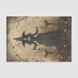 Creepy Hexe Eerie Forest Halloween Decoupage Seidenpapier