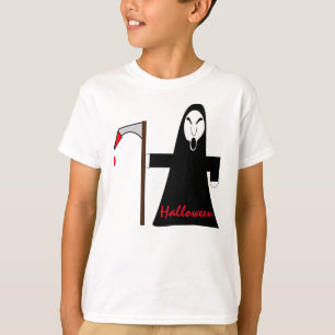Creepy Hooded Man mit Bloody Ax T-Shirt