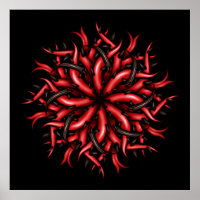 Creepy Horror Demon Tentacles Dunkle Kunst