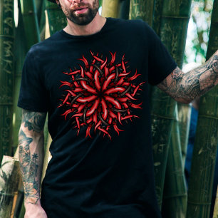 Creepy Horror Demon Tentacles Dunkle Kunst T-Shirt