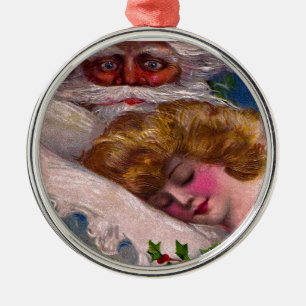 Creepy hübsches Frauen-Weihnachten Weihnachtsmanns Ornament Aus Metall