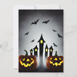 Creepy Jack o' Lantern Halloween Bash Party Einladung