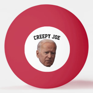 CREEPY JOE BIDEN PING PONG BALLS TISCHTENNISBALL