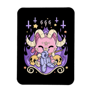 Creepy Kawaii Chibi Horror Niedlich Creepy Pastel  Magnet