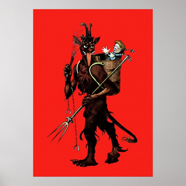 Creepy Krampus Poster (Vorne)