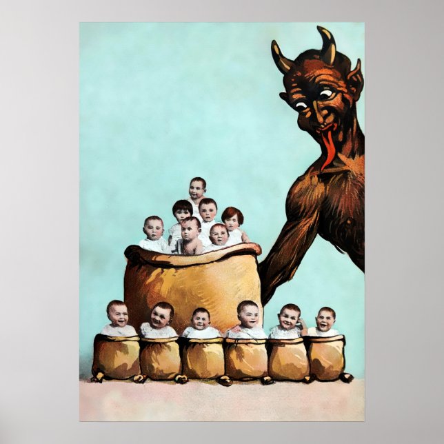 Creepy Krampus Poster (Vorne)