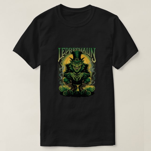Creepy Leprechaun T-Shirt (Design vorne)