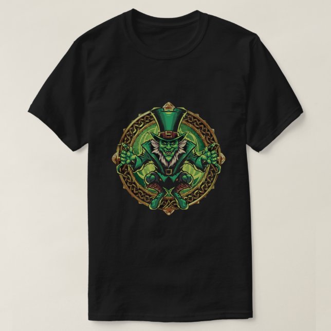 Creepy Leprechaun T-Shirt (Design vorne)
