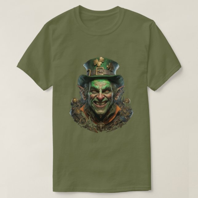 Creepy Leprechaun T-Shirt (Design vorne)