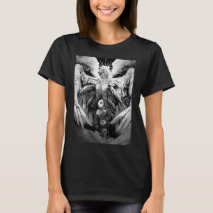 Creepy Manga Biblical Angel Beängstigend Eyes Horr T-Shirt
