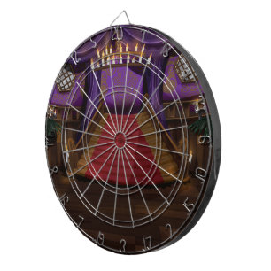 Creepy Mansion Treppe Dartscheibe