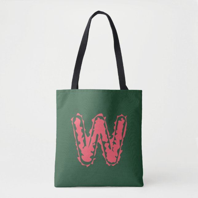 Creepy Monogram Clashpink auf Green (Vorderseite)