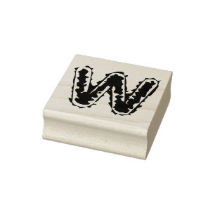 Creepy Monogram Gummistempel