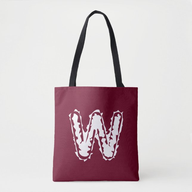 Creepy Monogram White on Red (Vorderseite)