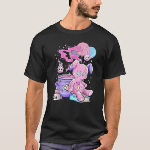 Creepy Niedlich Ästhetischer T - Shirt Spooky Nied