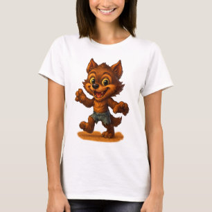 Creepy-Niedlich Baby Werewolf Halloween Shirt
