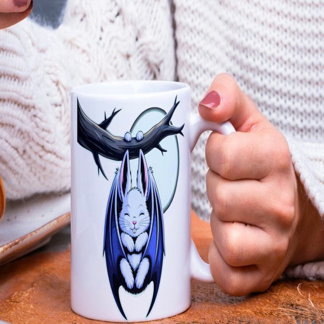Creepy Niedlich Bat Bunny Kaffeetasse (Von Creator hochgeladen)