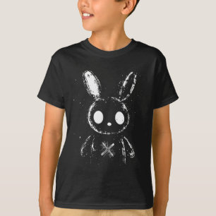 Creepy Niedlich Bunny Rabbit Alt Goth Grunge Horro T-Shirt