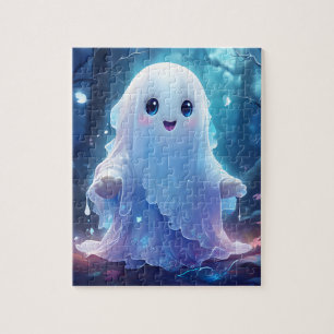Creepy Niedlich Ghost Jigsaw Puzzle