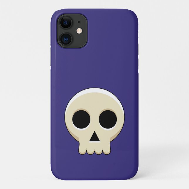 Creepy Niedlich Kawaii Goth Skull Case-Mate iPhone Hülle (Rückseite)