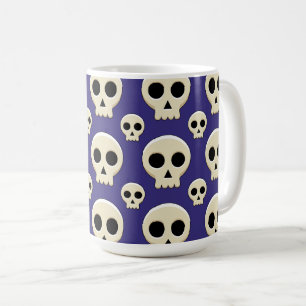 Creepy Niedlich Kawaii Goth Skull Kaffeetasse