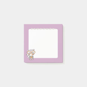 Creepy Niedlich Raccoon Post-it Klebezettel