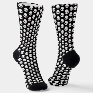 Creepy Niedlich Skulls Pattern Socken