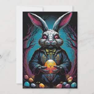 Creepy Oaster Bunny Horror Feiertagskarte