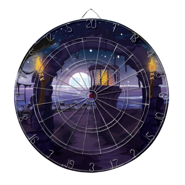 Creepy old Lighthouse Dartscheibe (vorne)